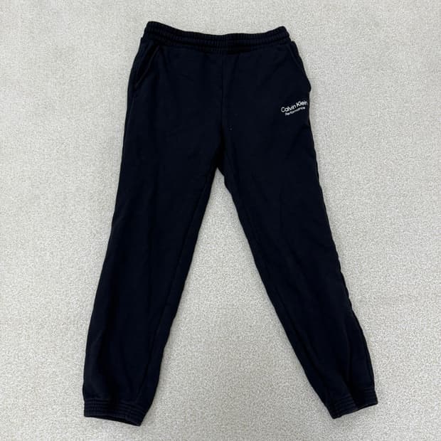[M] 켈빈클라인 기모 블랙 조거팬츠 0102T1