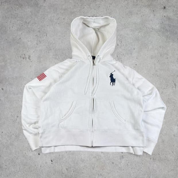 폴로 랄프 로렌 빅 포니 USA 성조기 후드 집업