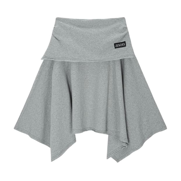 애즈온 레나 언발란스 스커트