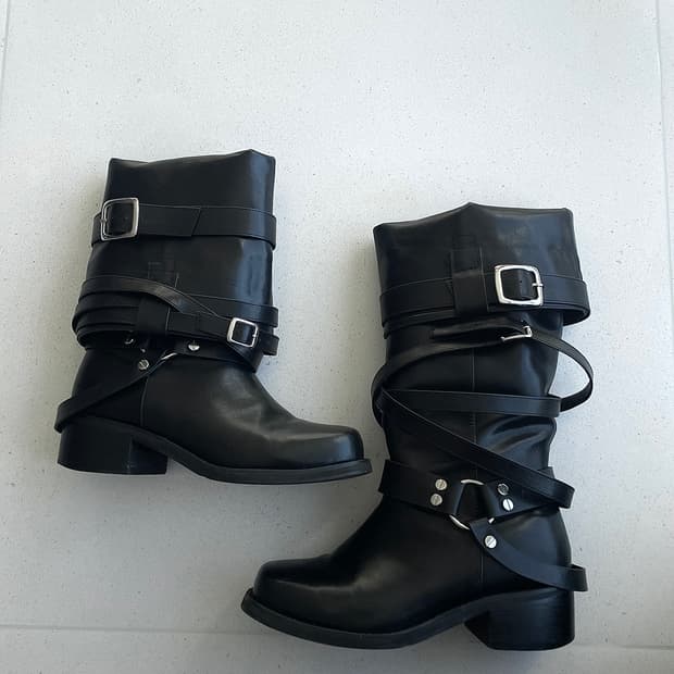 아수라 멀티 레더 부츠