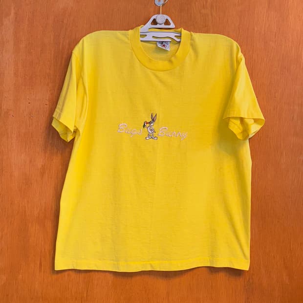 90s 빈티지 bugs bunny 반팔 티 "XL" (m244)