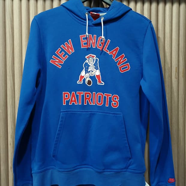 나이키 뉴잉글랜드 프린팅 후드티- M