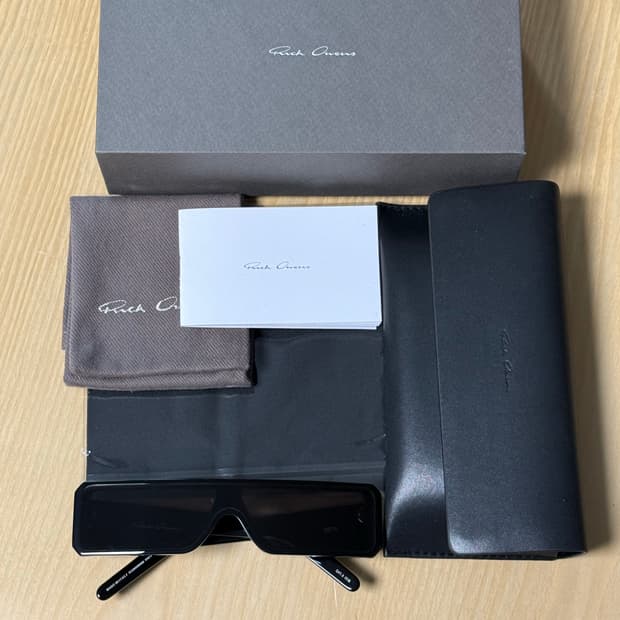 릭 오웬스 GETH 선글라스 블랙