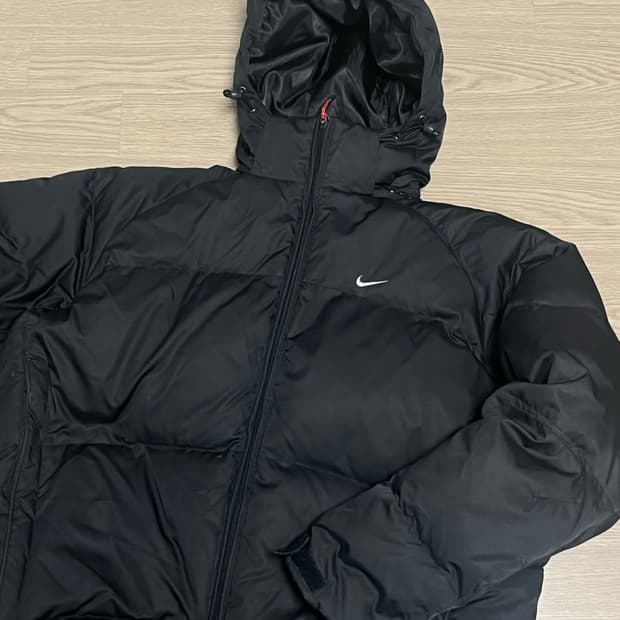 나이키 솔로 스우시 후드패딩 점퍼 자켓