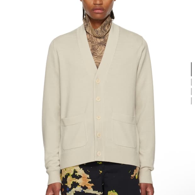 드리스반노튼 포켓 가디건