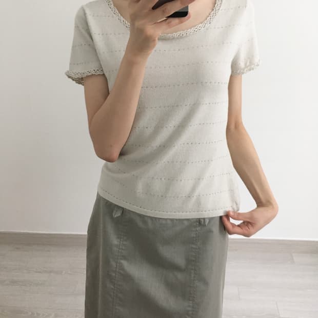 glitter knit top