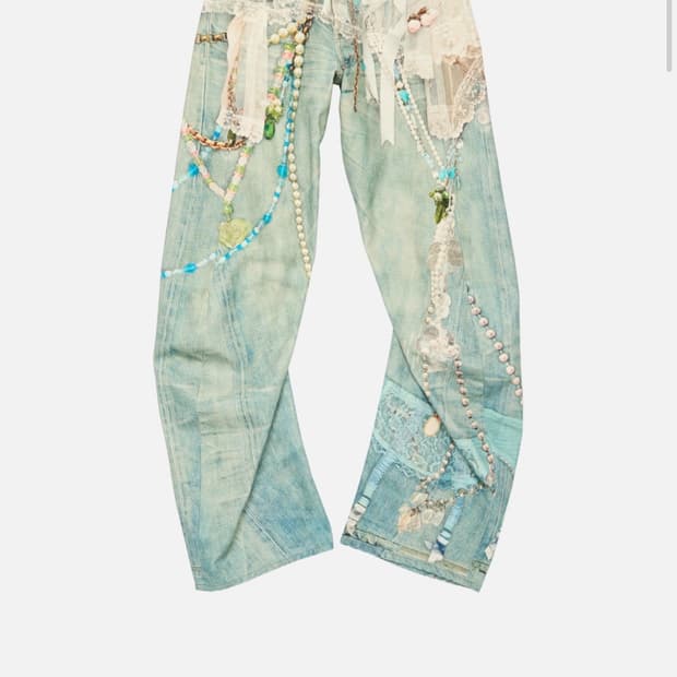 아크네 데님 팬츠 52