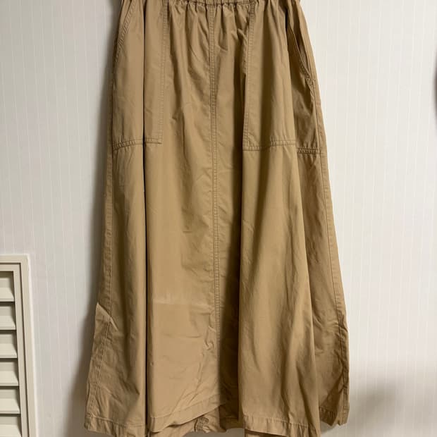 니코앤드 베이지 롱 스커트
