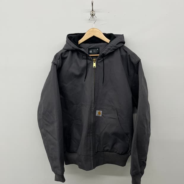 칼하트 후드 워크 자켓 차콜 남L