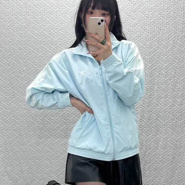 아디다스 락업 사이드라인 클라우드 바람막이 자켓 M C12056
