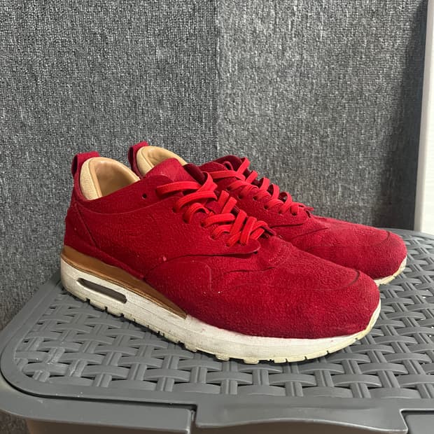 나이키 LAB 맥스1 스웨이드 250 레드