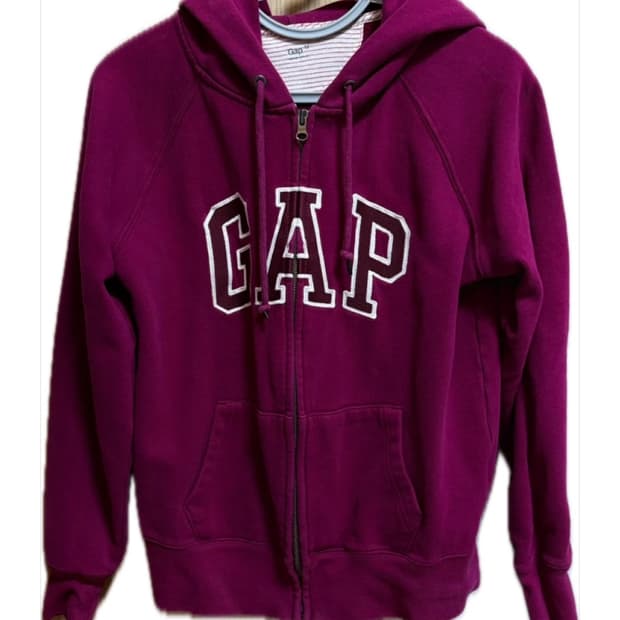 GAP 갭 자주색 후드집업 빈티지