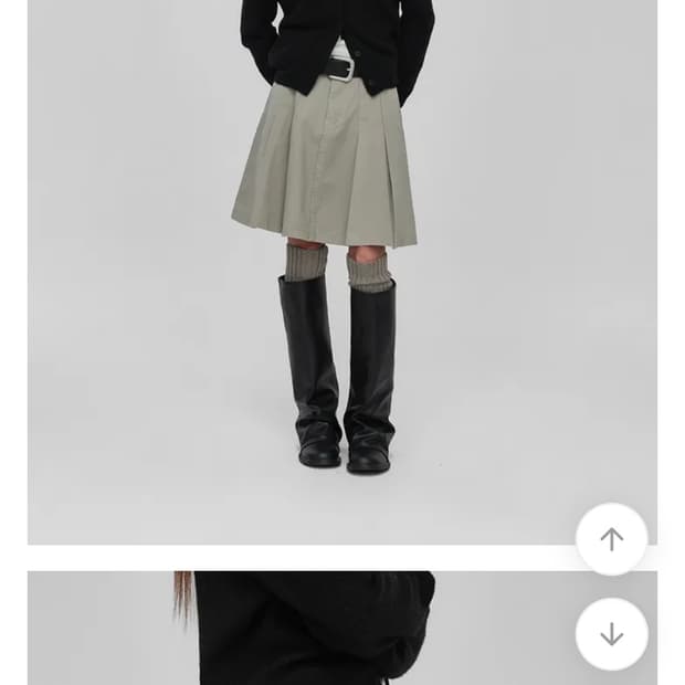 블랙업 셔링 폴딩부츠 245