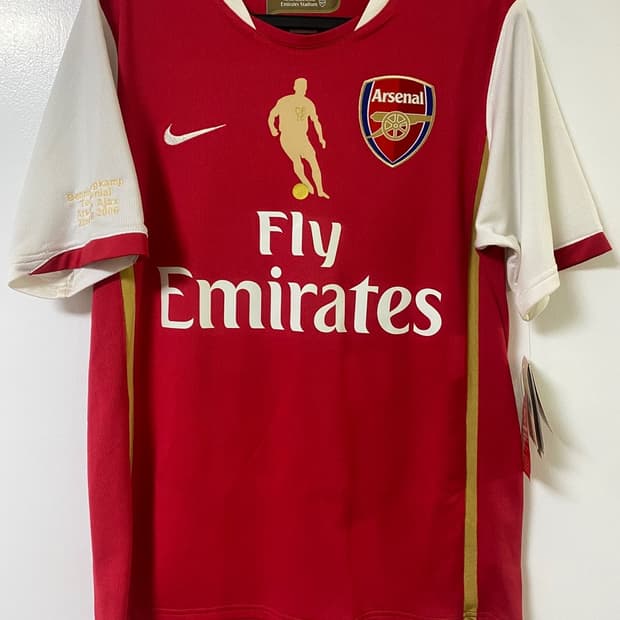 나이키 아스날 06-08 베르캄프 은퇴기념 유니폼