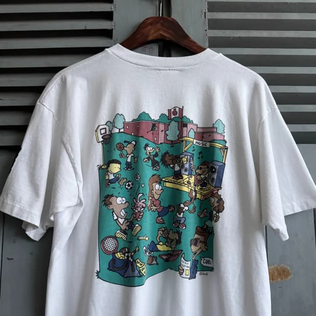 [L]90's USA 빈티지 VALLEYS GRADS 티셔츠