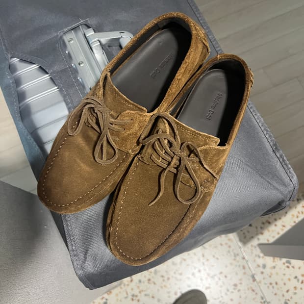 마시모뚜띠 스웨이드 로퍼