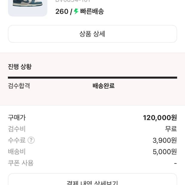 나이키 레트로 덩크 로우 260