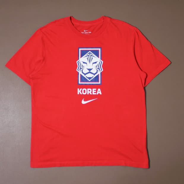 Nike 나이키 대한민국 국가대표 레드 반팔