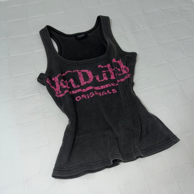 Vondutch 00's y2k st slip top 