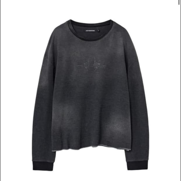 해칭룸 VTG THERMAL TEE BLACK