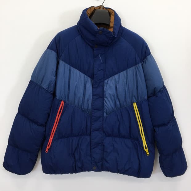 나이키 다운 필 그레이덕다운 블루 스우시패딩 L