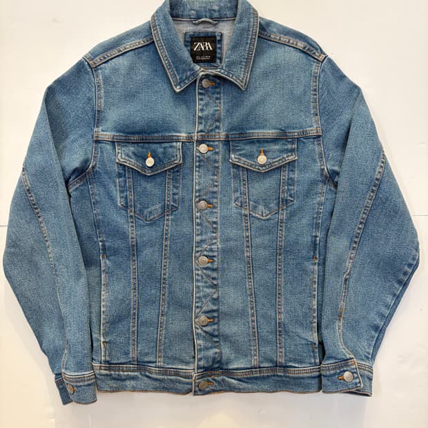 자라 베이직 데님자켓