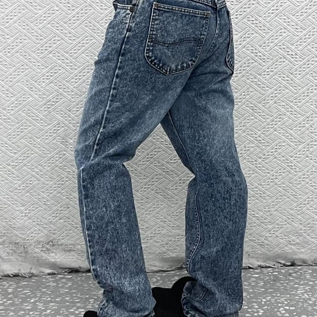 리 LEE 1889 빈티지 레트로 워싱 데님 팬츠 31인치 C07072