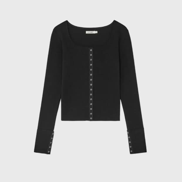 글로니 노스텔지아 롱슬리브 블랙 nostalgia long sleeve