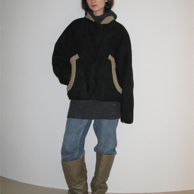 파스티멘토 무스탕 블랙