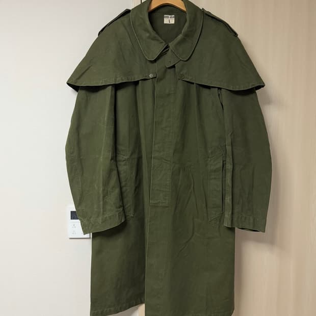 60–70s French Army M64 Rain Coat 