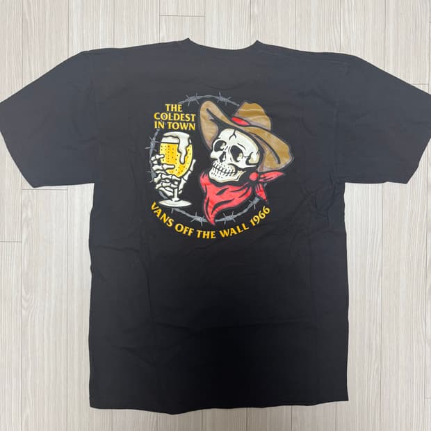 반스 스컬프 티셔츠 XL