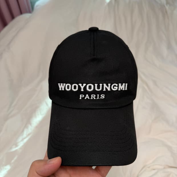 24ss 우영미 정품 볼캡 블랙