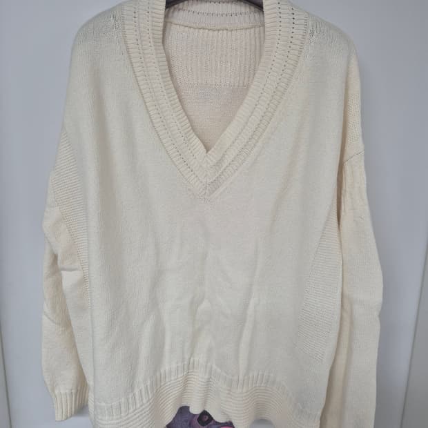 준지 /브이넥 니트 /s