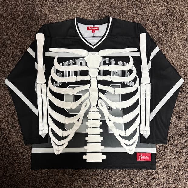 슈프림 본 하키 저지 Supreme Bones Hockey Jersey