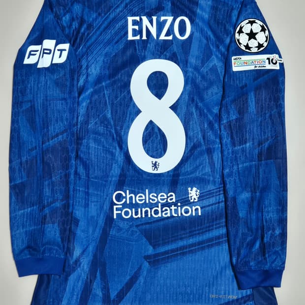 25-26 첼시 홈킷 엔소 긴팔유니폼 L사이즈 어센틱버전 