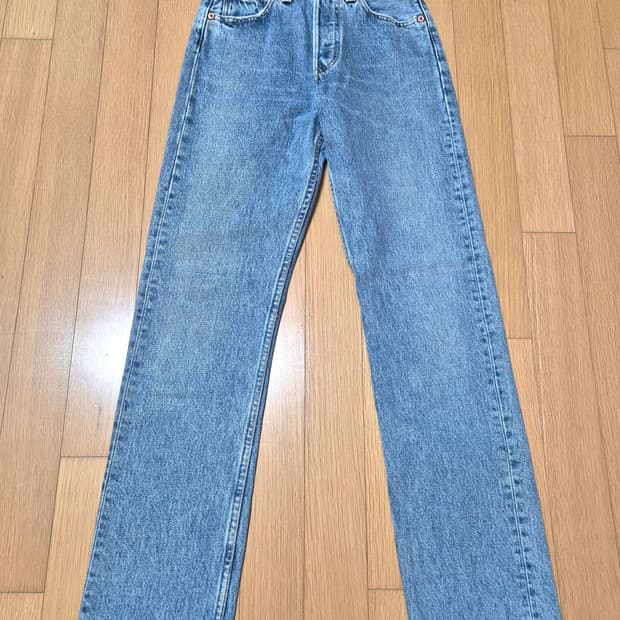 여성 90s 리바이스 501 데님 바지