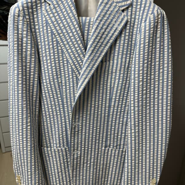 링자켓 시어서커 수트 50사이즈