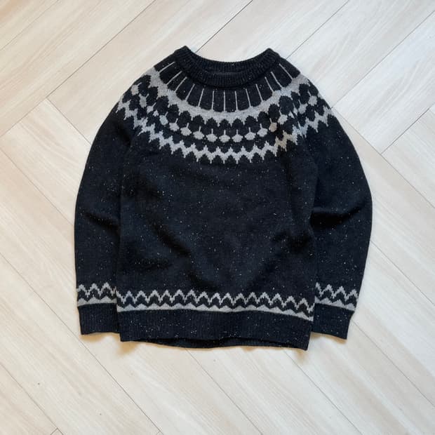 [SENSE OF PLACE] nordic yoke sweater