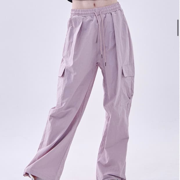 썸플레이스 카고 나일론 투웨이밴딩팬츠L