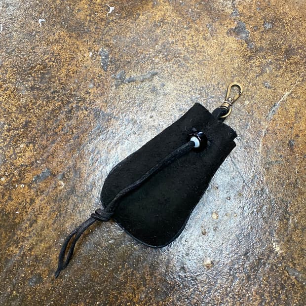 사슴가죽 파우치 키링