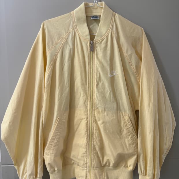 80s 한국 나이키 블루종 봄버 자켓 L