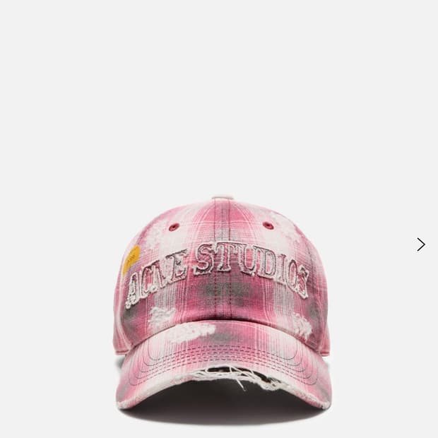 아크네스튜디오 디스트레스 캡모자
