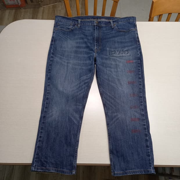 43 리바이스511 워싱 스판 슬림일자진 커스텀 43-03