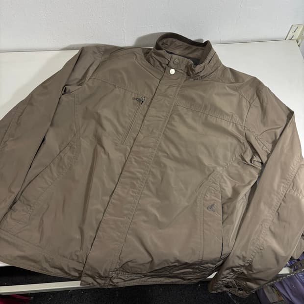 L 105 빈폴 카키 주머니로고 바막자켓