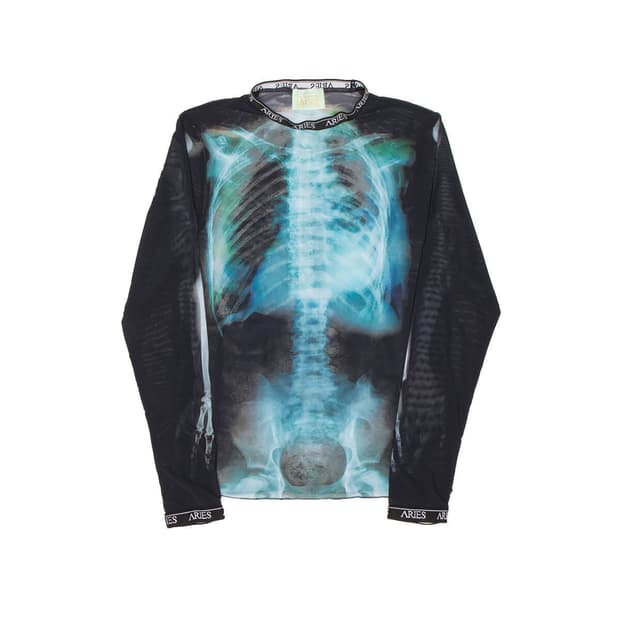 Aries X-Ray Mesh 티셔츠