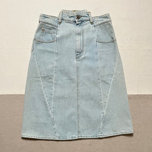 메종 마르지엘라 메인라인 리워크 데님 스커트 masion margiela