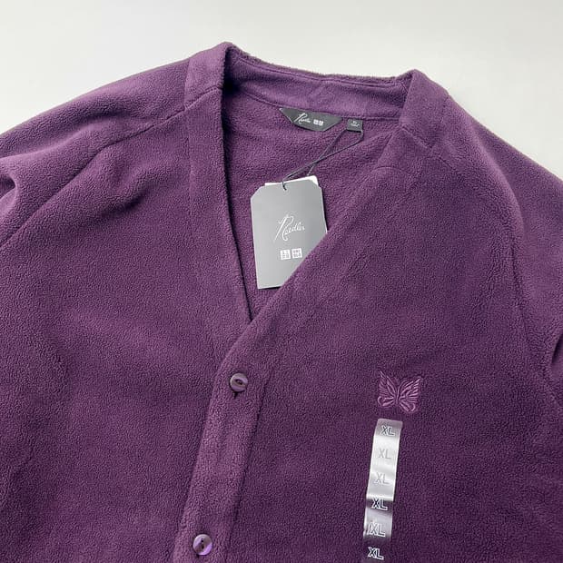 [택포] 유니클로 니들스 후리스 퍼플 XL