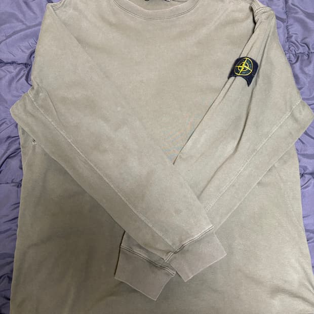 [XXL]스톤아일랜드 롱슬리브 카키