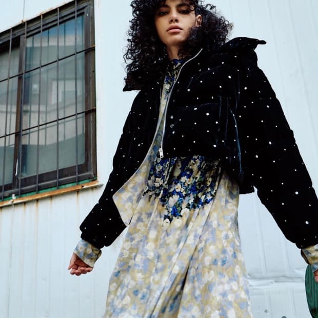 플러드셀 벨벳패딩