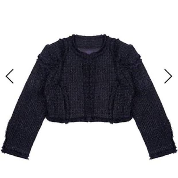 Dared 데어드 트위드자켓 네이비